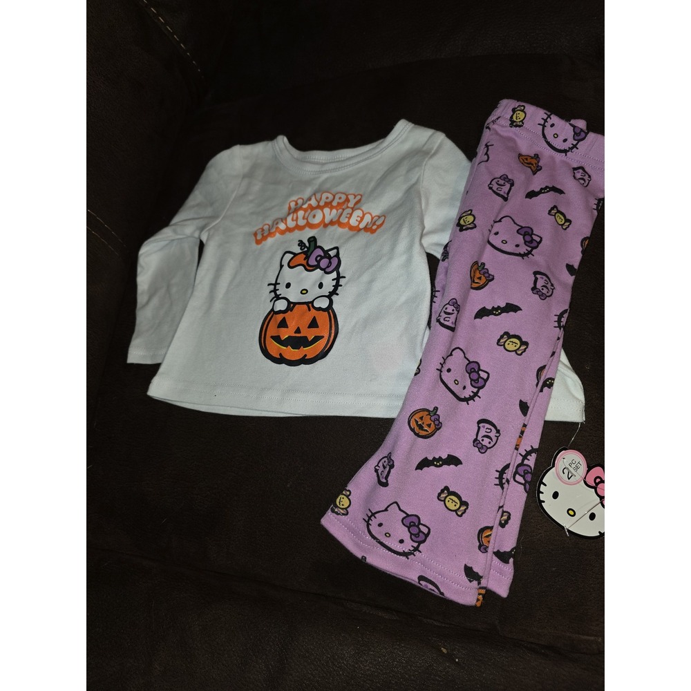 Hello Kitty Halloween Pumpkin outfit size 12 months nwt fall autumn